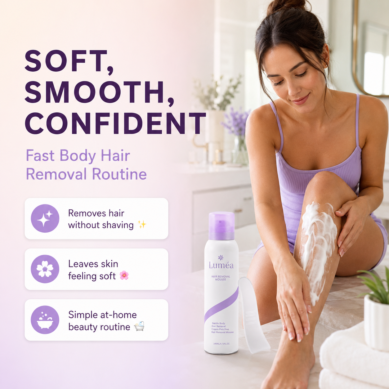 Pain-Free hair removal cream