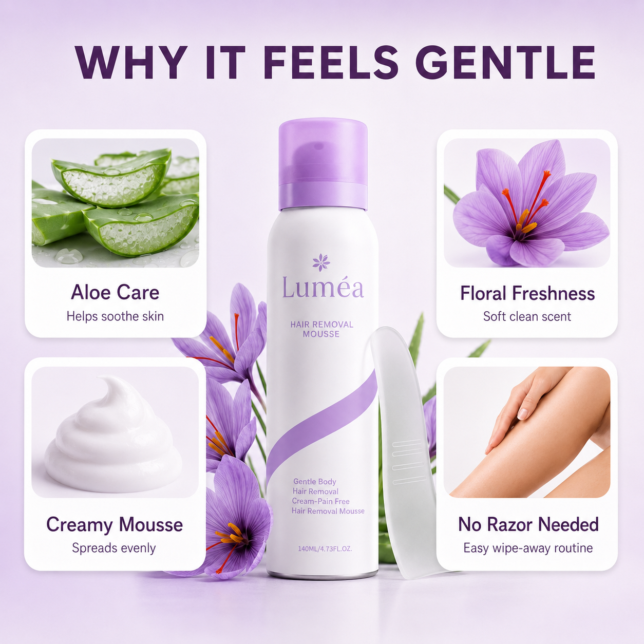 Pain-Free hair removal cream