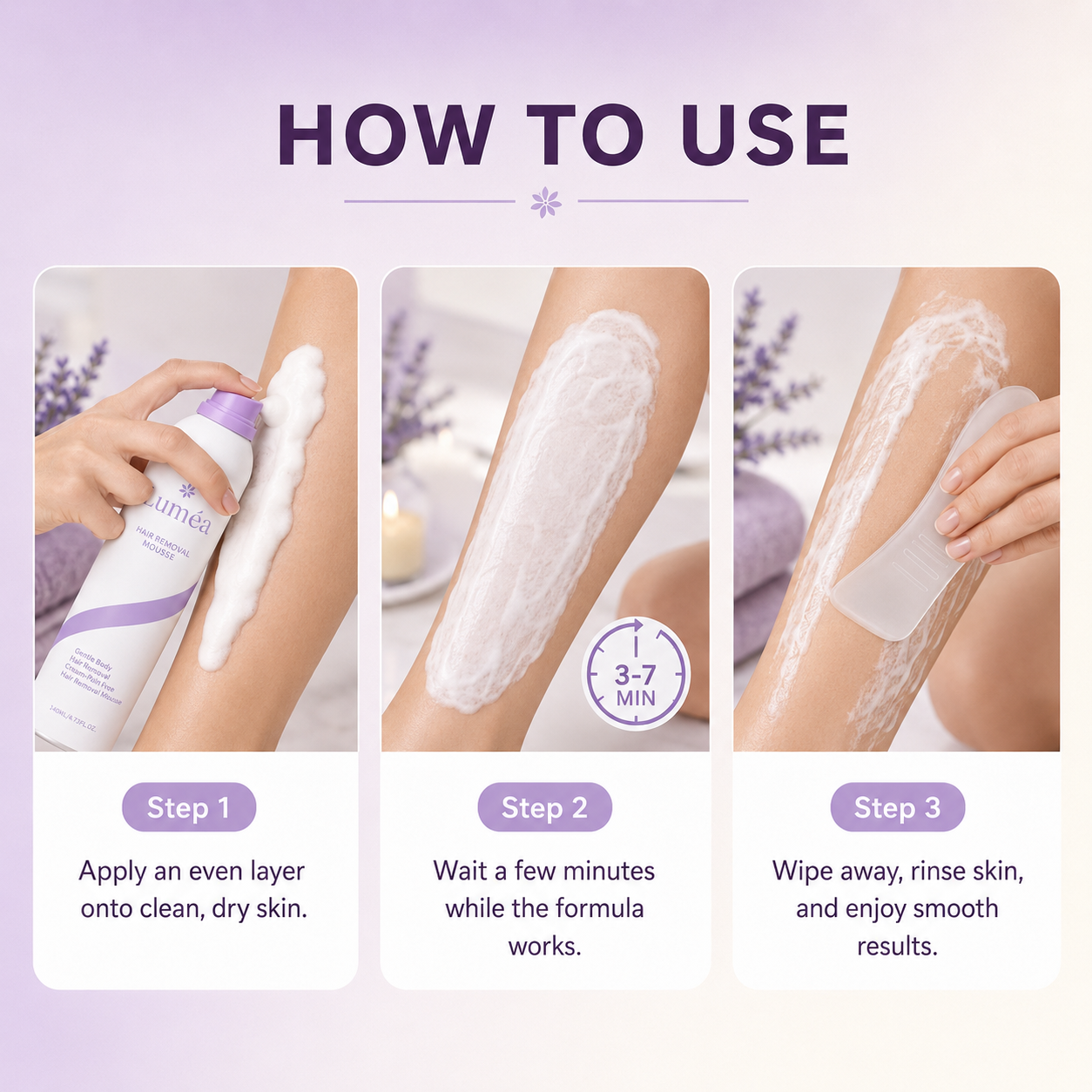Pain-Free hair removal cream