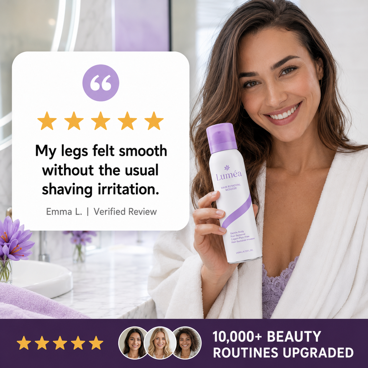 Pain-Free hair removal cream