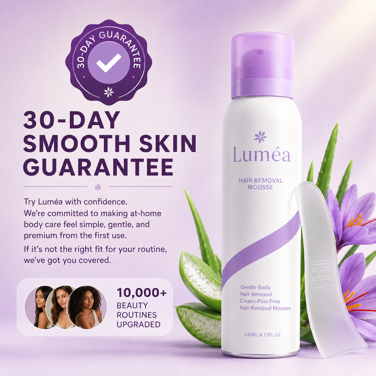 Pain-Free hair removal cream